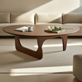 Solid Wood Oval Coffee Table 35"Lx24"Wx16"H K950569