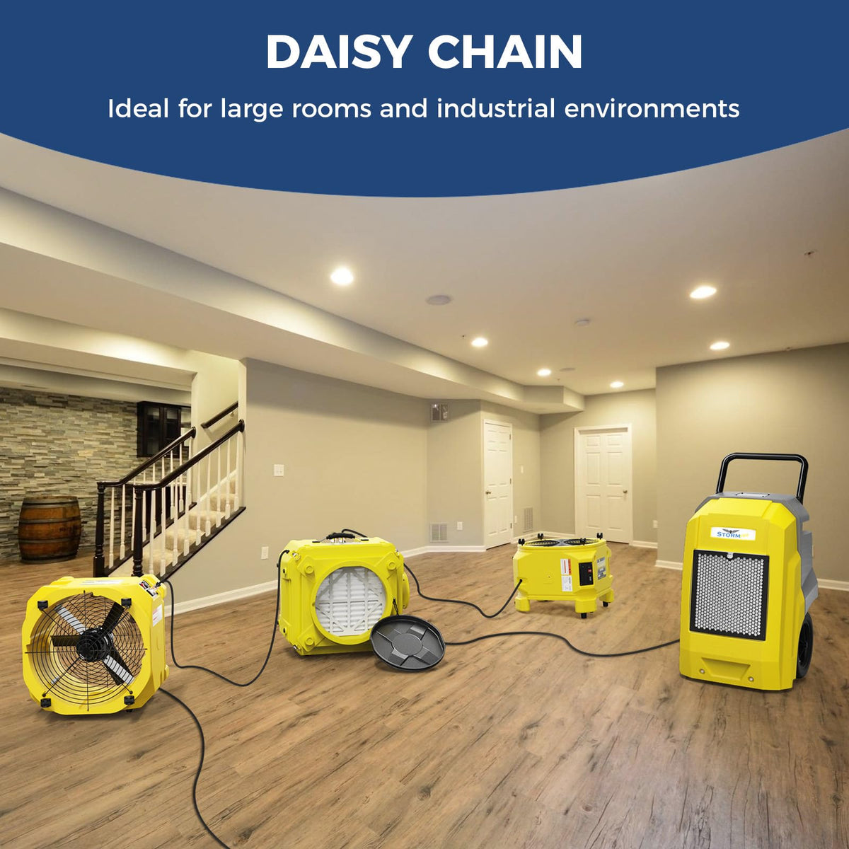 Industrial Air Mover 3000CFM Heavy Duty Fan Q257