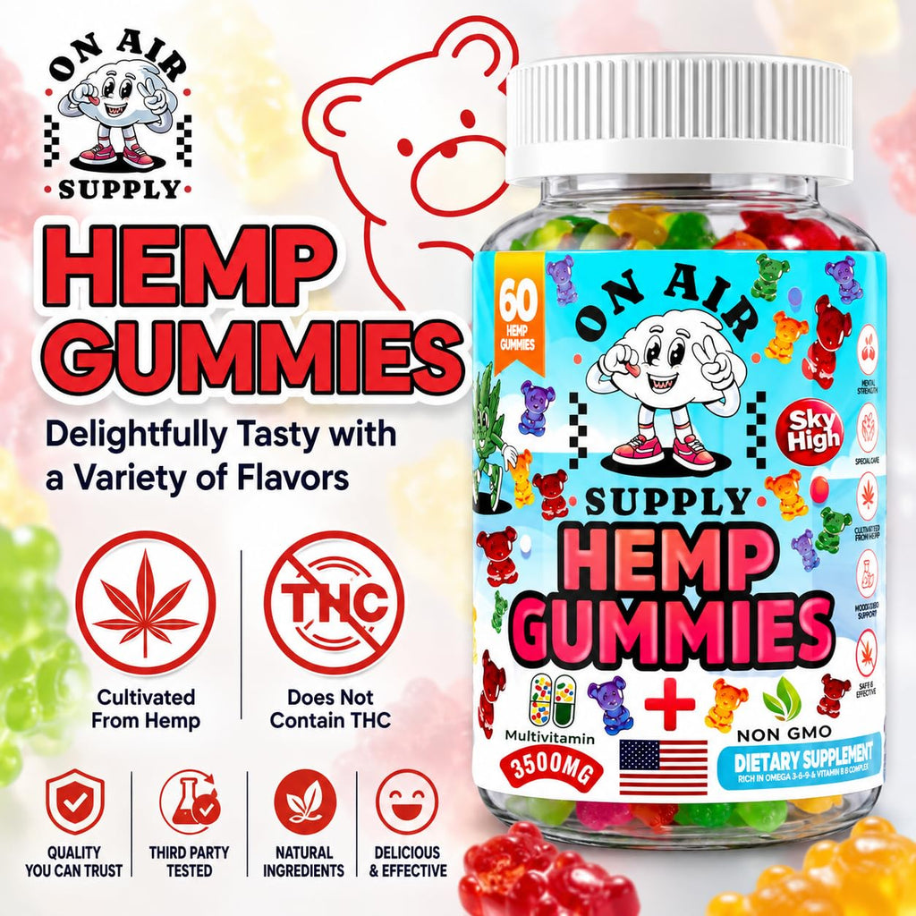 Hemp Gummies 3,500mg 120 Count A1368