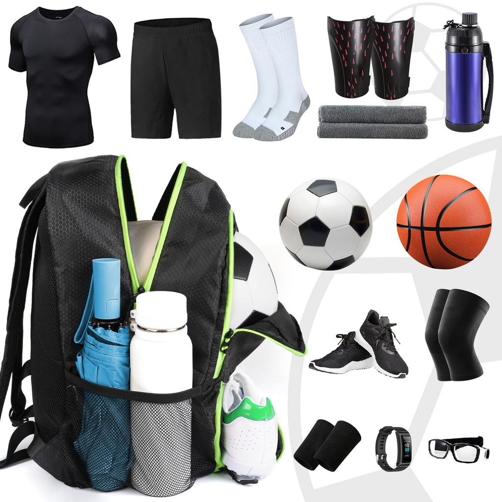 Soccer Backpack with Ball Holder and Shoe Compartment E6702