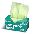 100 Large Compostable Unscented Cat Litter Bags D868