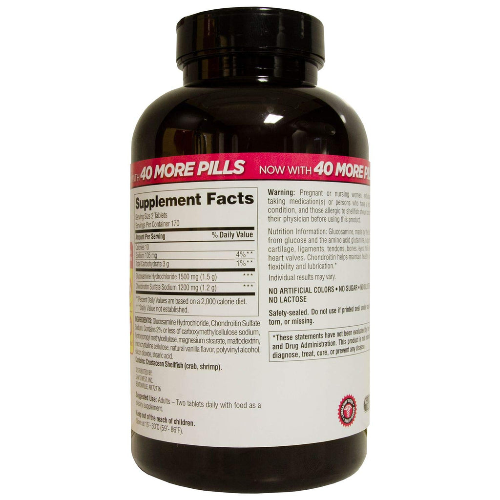 Triple Strength Glucosamine Chondroitin 340 Count F51328