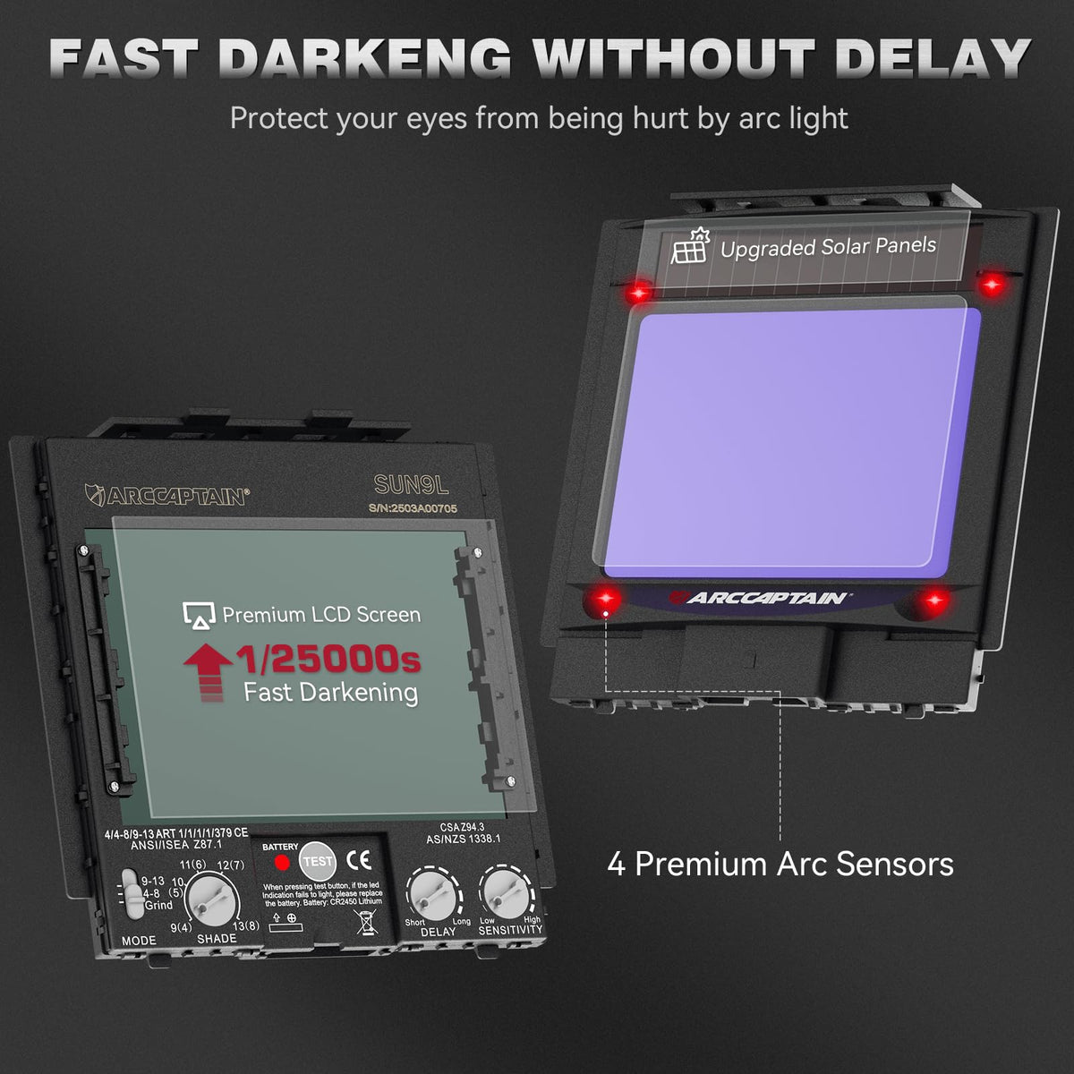 Auto Darkening Welding Helmet E56084