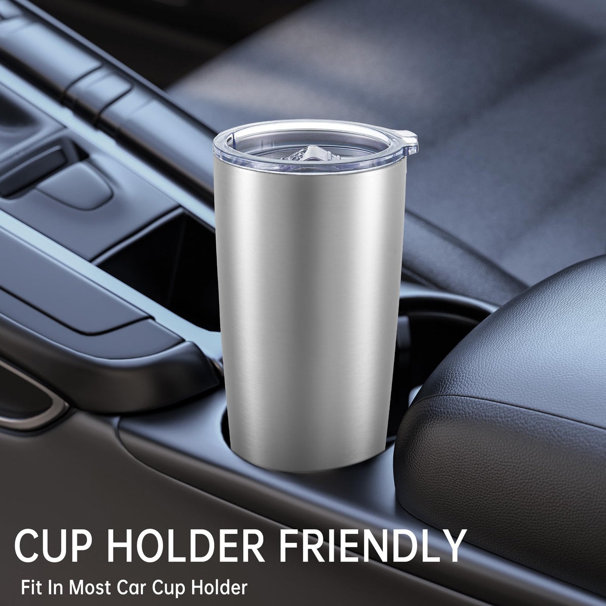 20 oz Stainless Steel Insulated Tumbler with Lid W299579