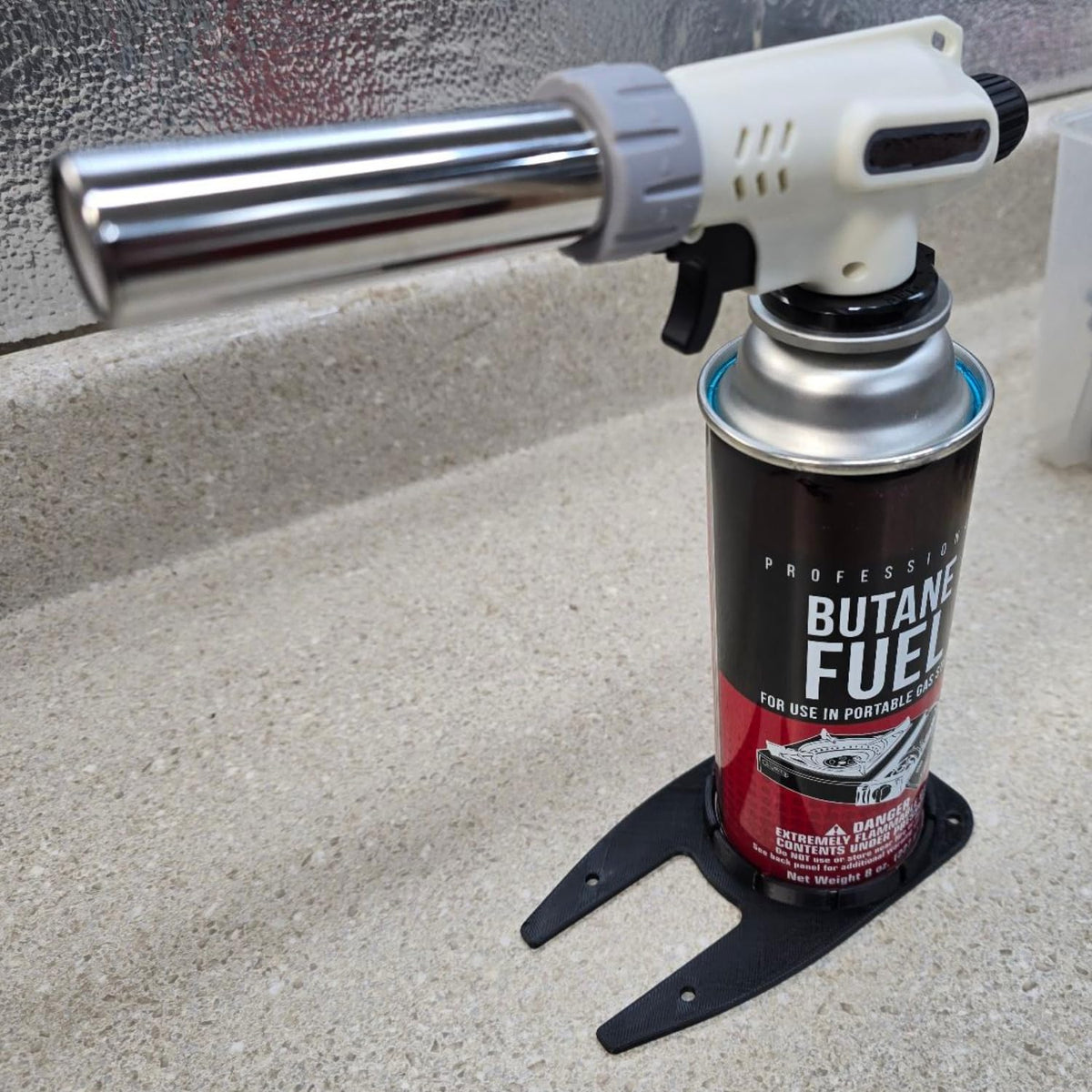 Butane Torch Holder Stabilizer Stand for 8 oz Butane Fuel Cans Z9202