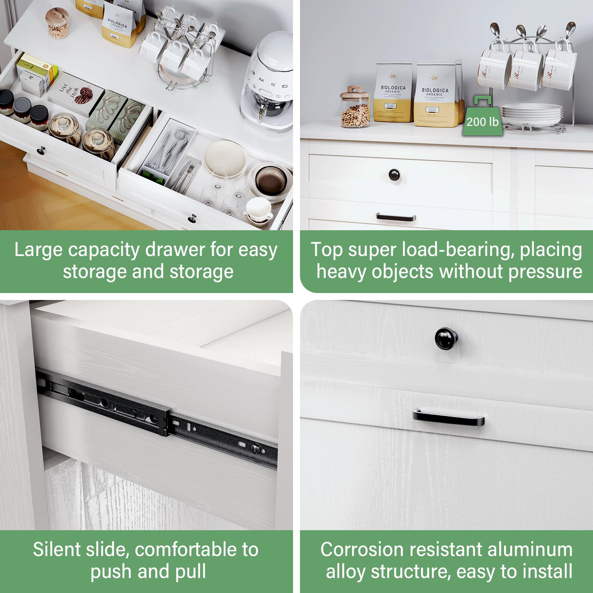 Double Tilt Out Trash Cabinet with Drawer U63081