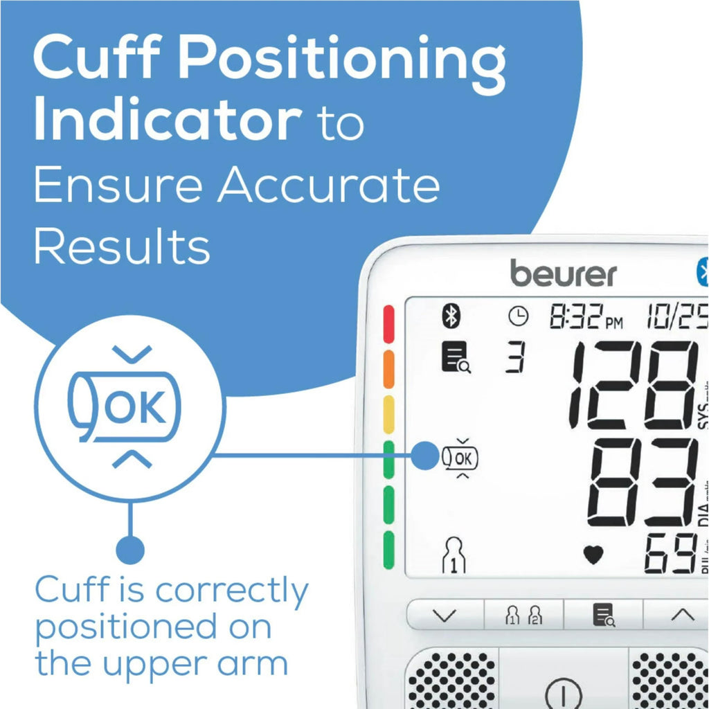 Upper Arm Blood Pressure Monitor with Bluetooth and Talking Function W987066