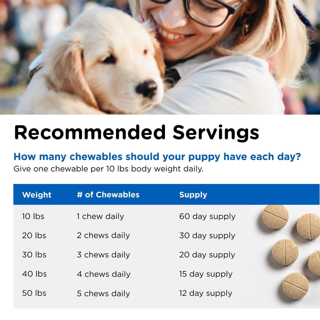Puppy Multivitamin 60 Chewables A113