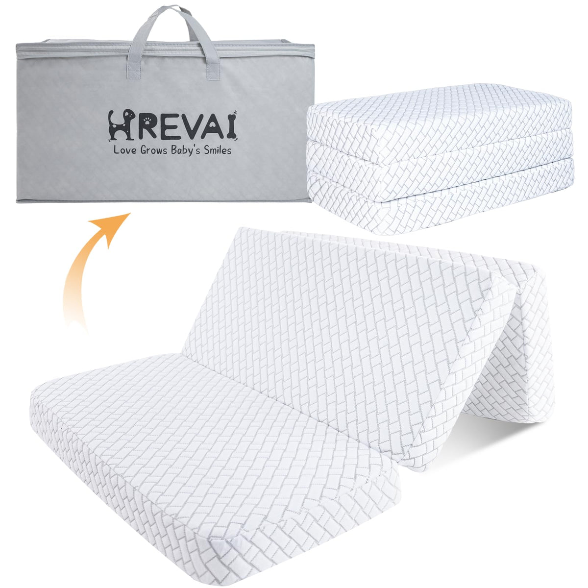 Pack N Play Mattress Trifold Memory Foam O60454