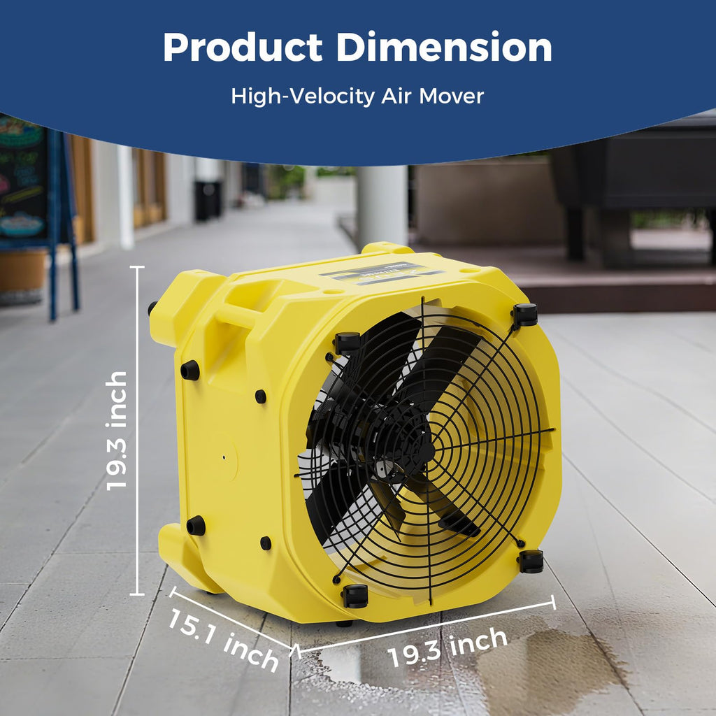 Industrial Air Mover 3000CFM Heavy Duty Fan Q257
