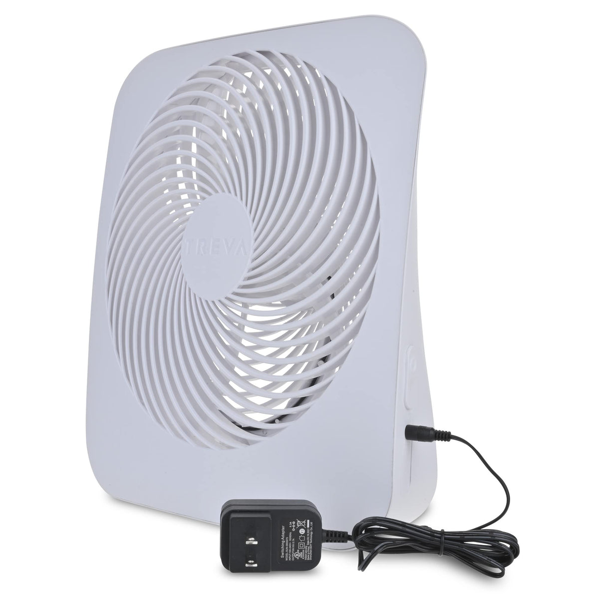 10 in Portable 2-Speed Desk Fan White C505071