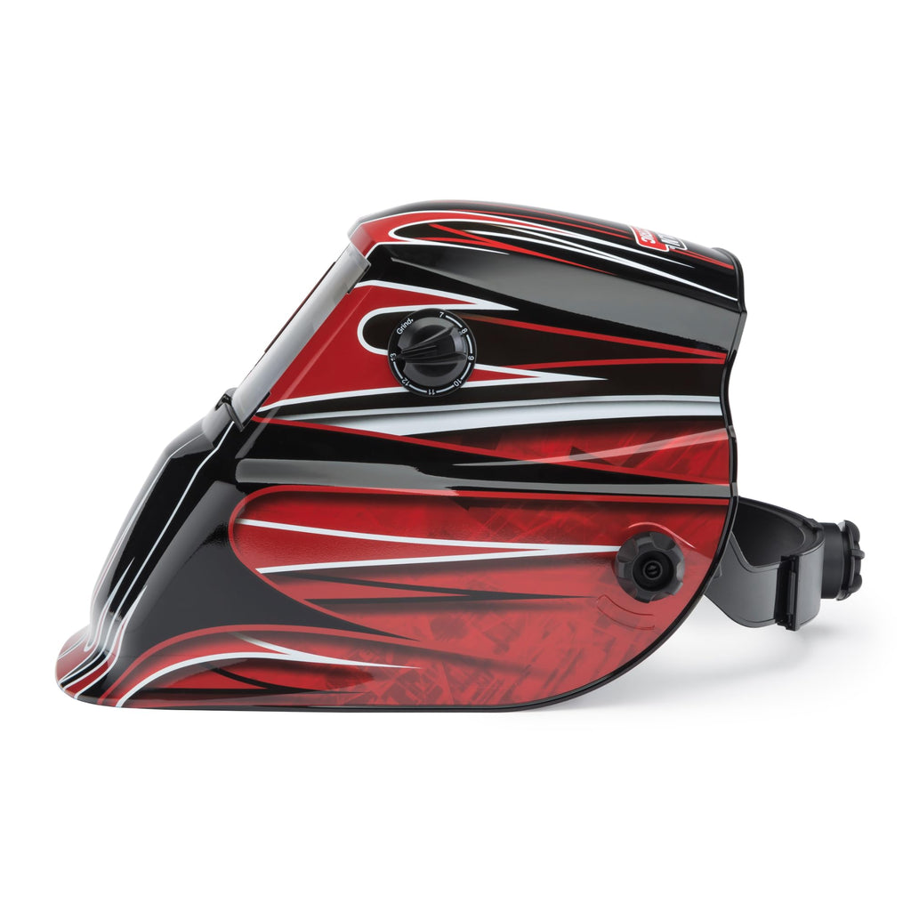 Red Welding Helmet J491