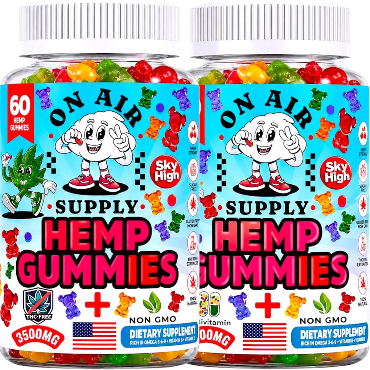 Hemp Gummies 3,500mg 120 Count A1368
