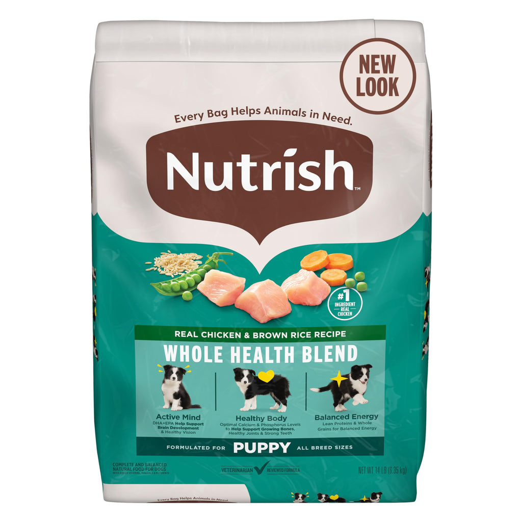 Chicken & Brown Rice Dry Dog Food 14 lb. Bag W55102