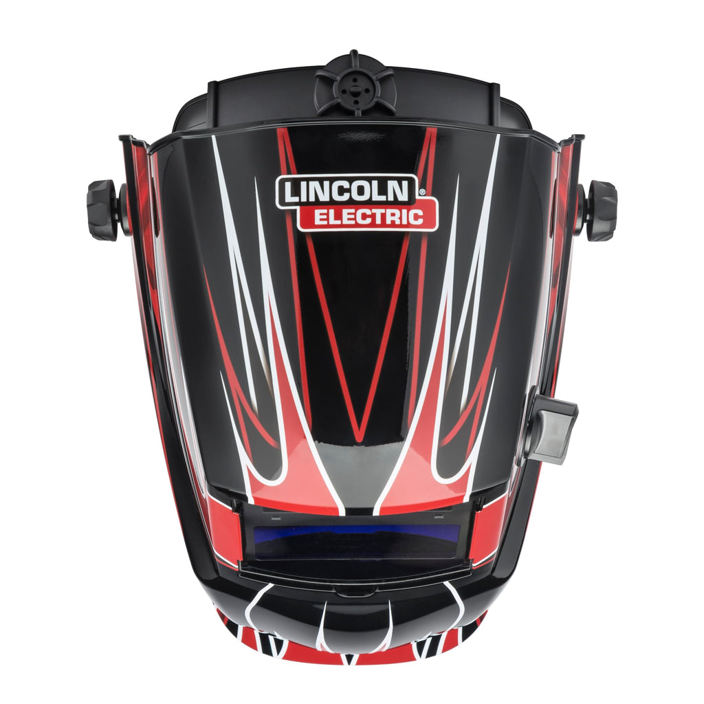Red Welding Helmet J491