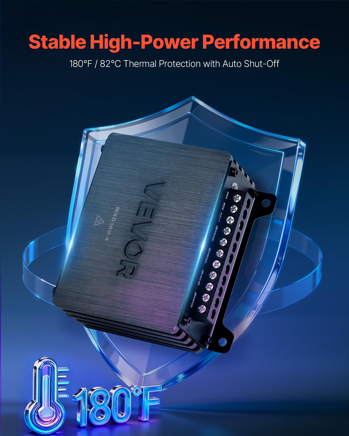 4 Channel Class D Car Audio Amplifier L404
