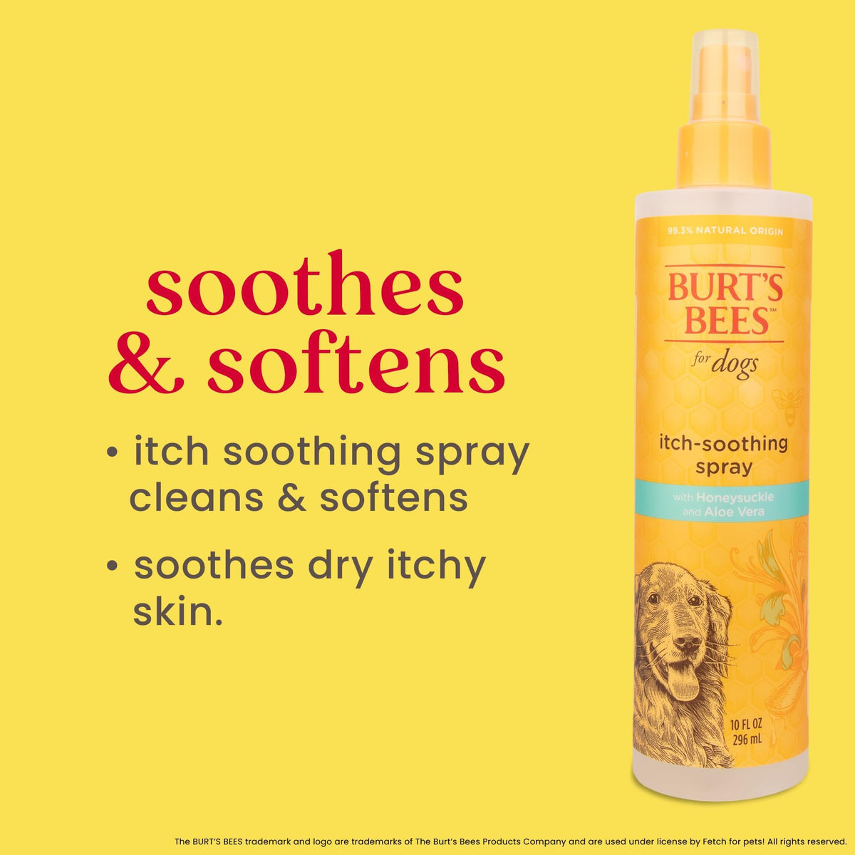 Itch Soothing Dog Spray Honeysuckle & Aloe 10 Fl Oz J602