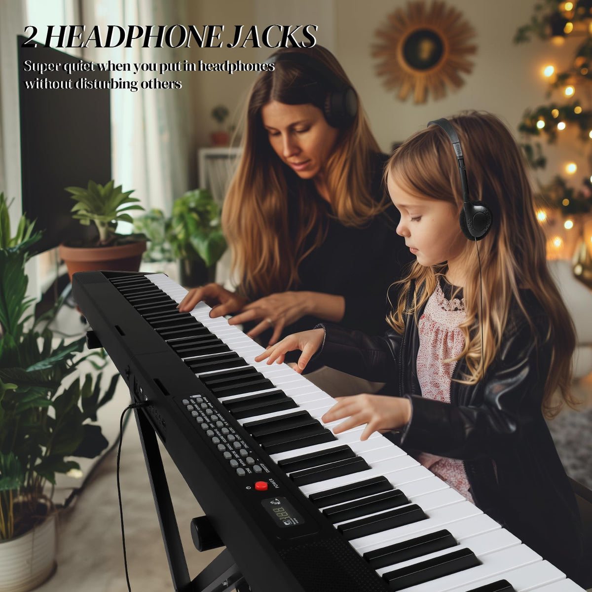 88 Key Foldable Electronic Keyboard Piano with Stand E74523