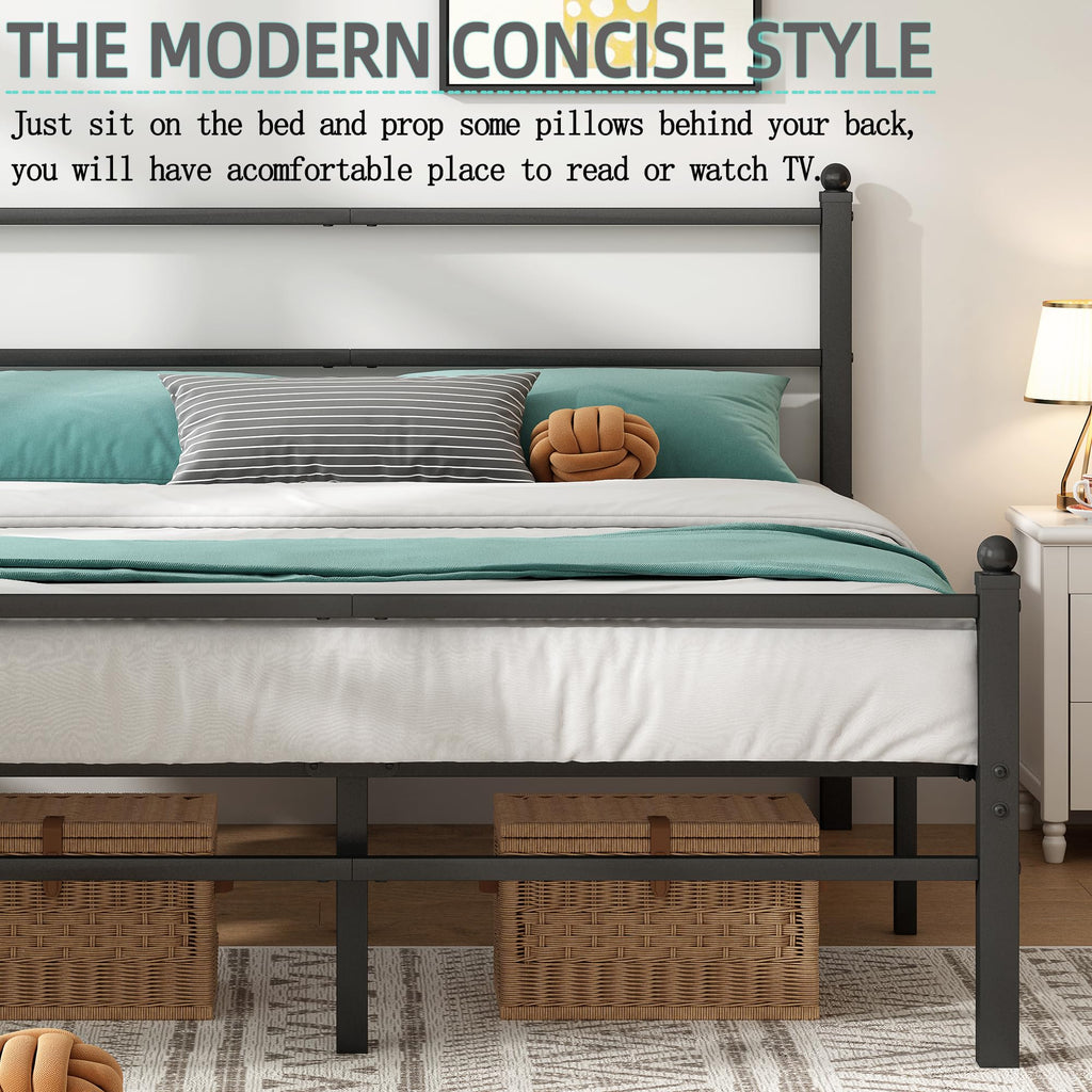 Black Full Size Bed Frame X76469