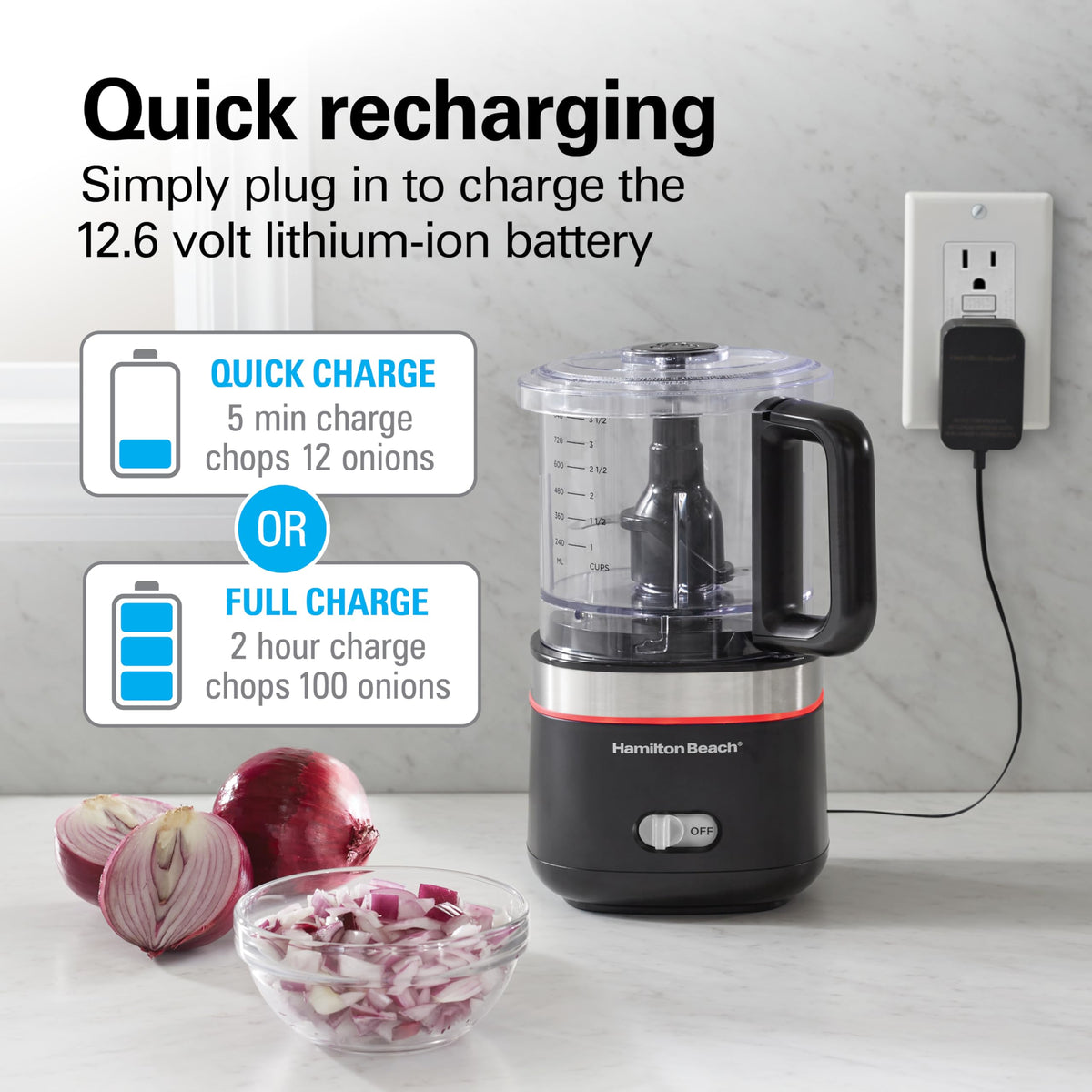 Cordless Mini Food Processor & Vegetable Chopper Z688