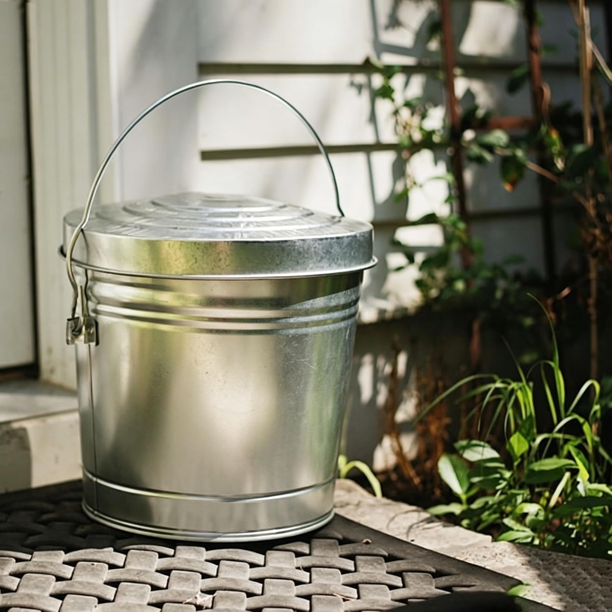 6-Gallon Galvanized Steel Storage Can M894597