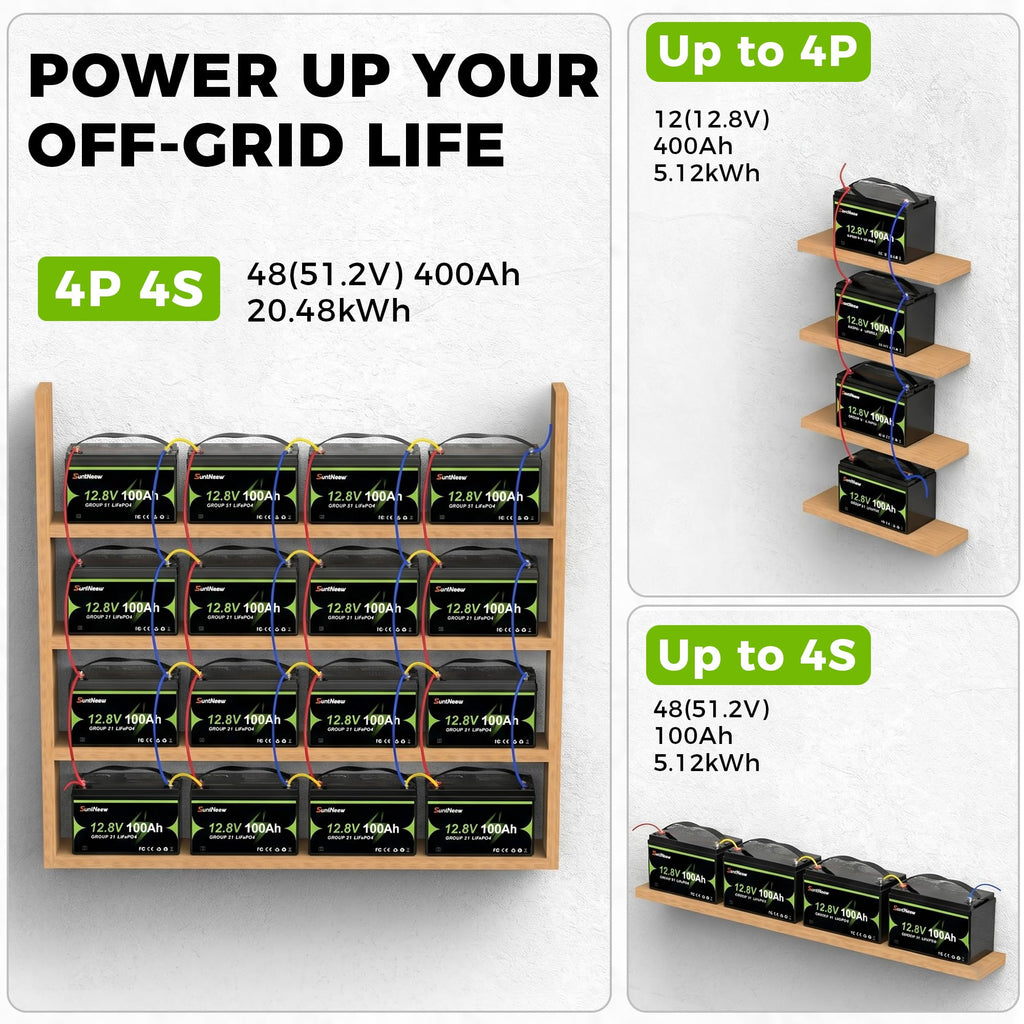12V 100Ah LiFePO4 Battery Group 31 S959727