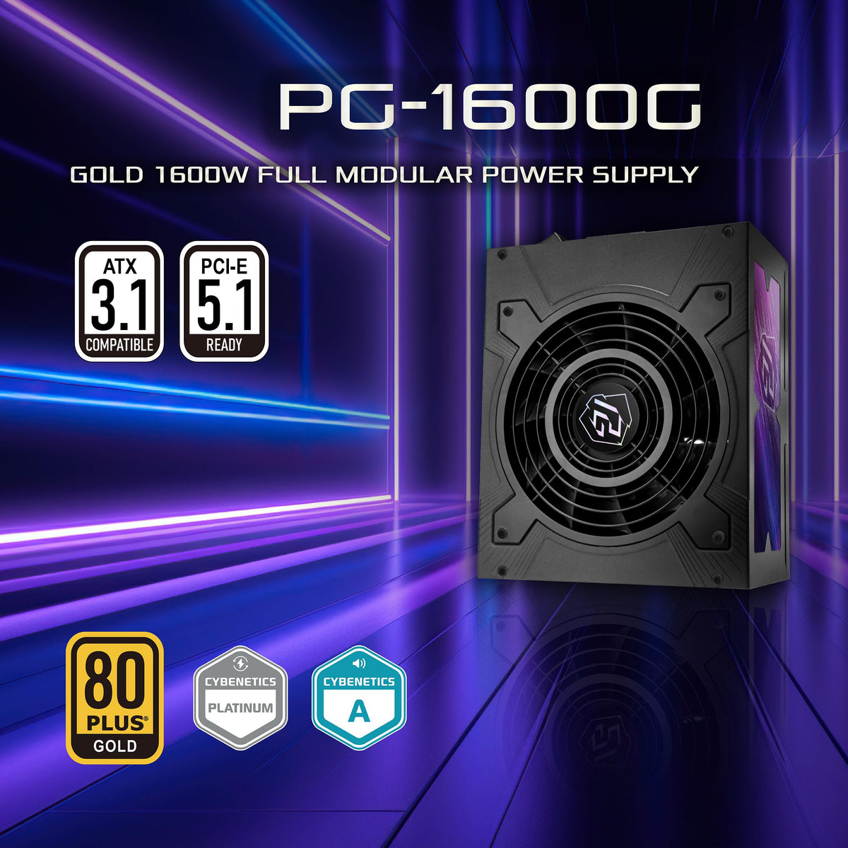 1600W Fully Modular ATX 3.1 Power Supply H4235