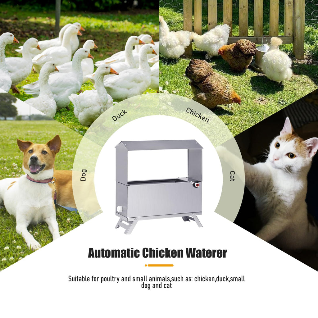 Stainless Steel Automatic Chicken Waterer K6149