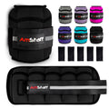 Adjustable Ankle Weights 1 Pair 10 lbs Set L793