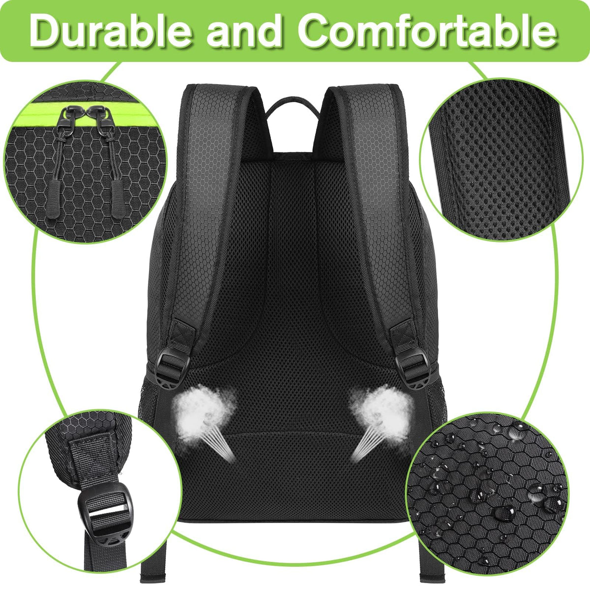 Soccer Backpack with Ball Holder and Shoe Compartment E6702
