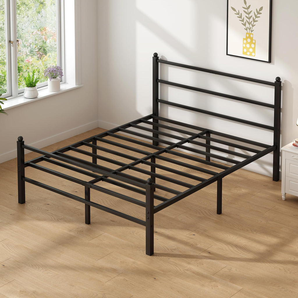 Black Full Size Bed Frame X76469