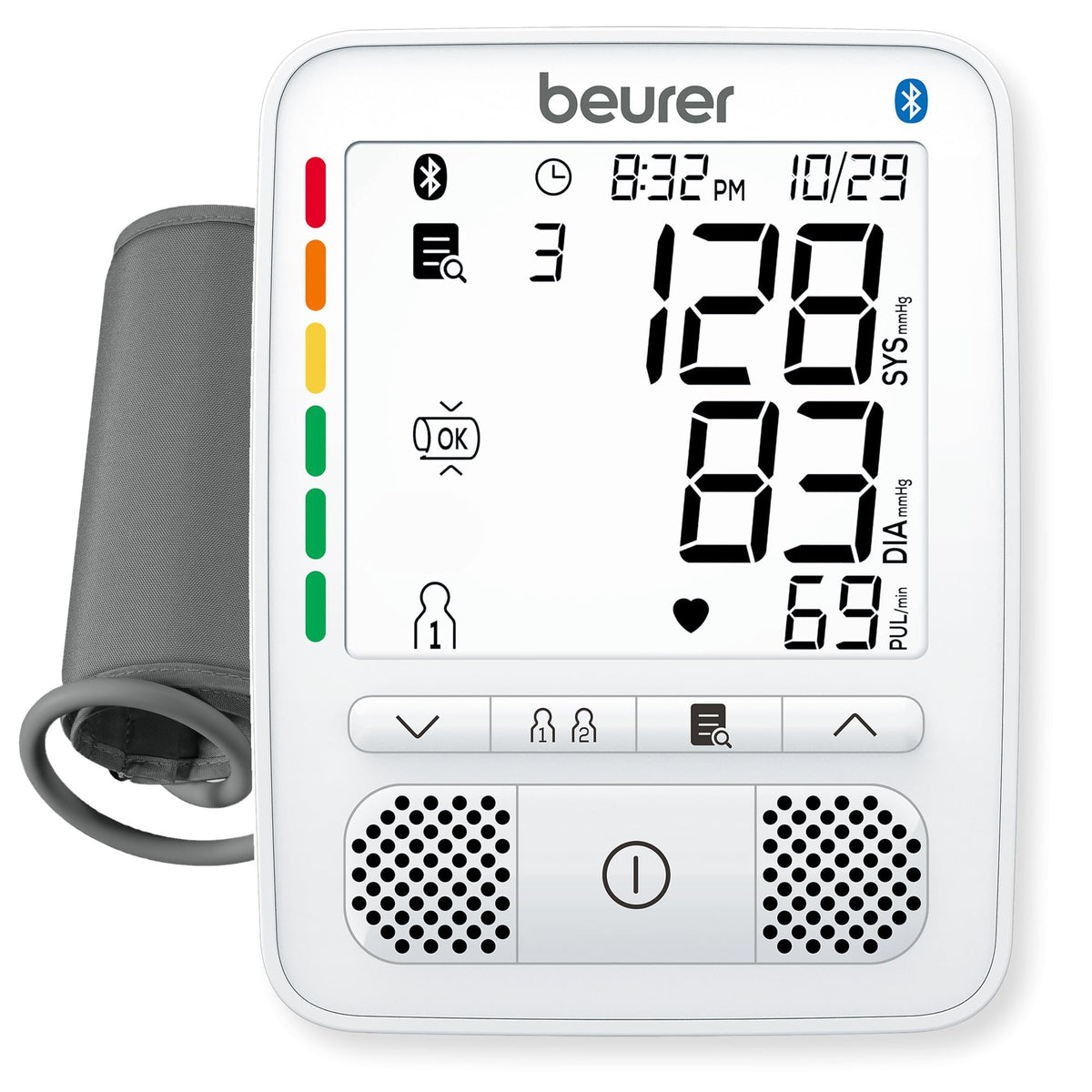 Upper Arm Blood Pressure Monitor with Bluetooth and Talking Function W987066