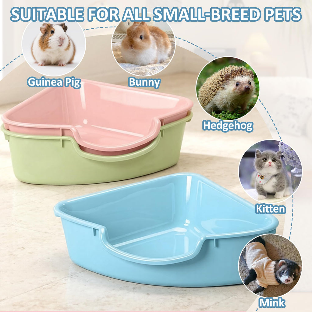 Corner Litter Box, Low Entry Kitten Litter Box J890514