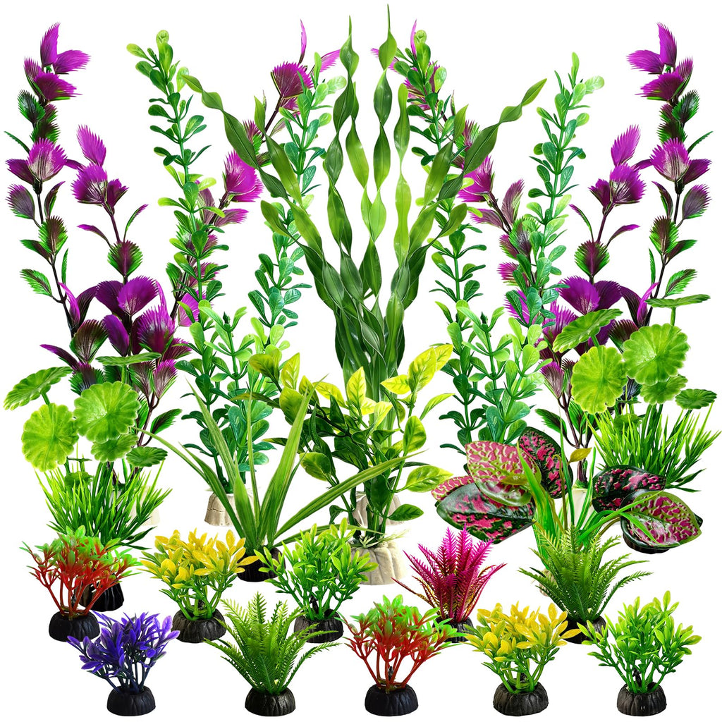 Artificial Aquarium Plants Green Plastic Fish Tank Decorations Y732067