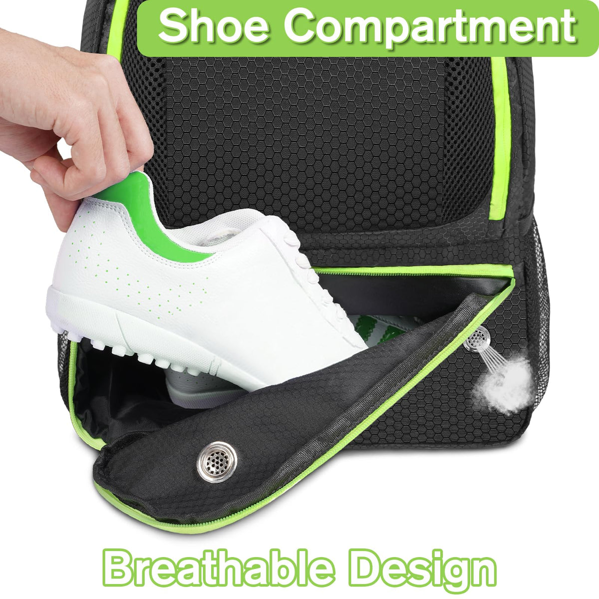 Soccer Backpack with Ball Holder and Shoe Compartment E6702