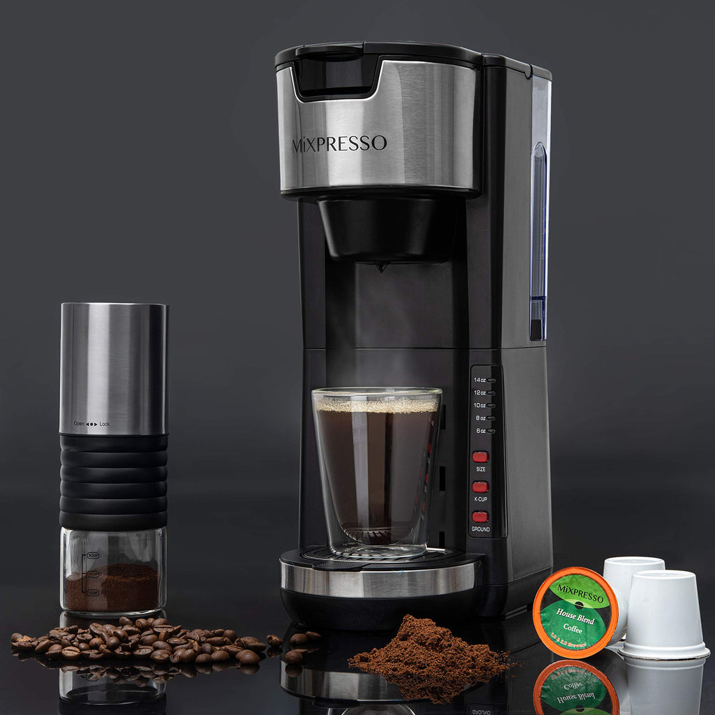 Black Single Serve Coffee Maker 30 oz Y6353
