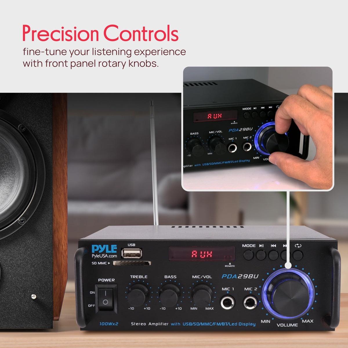 200W Bluetooth Compact Power Amplifier R49956