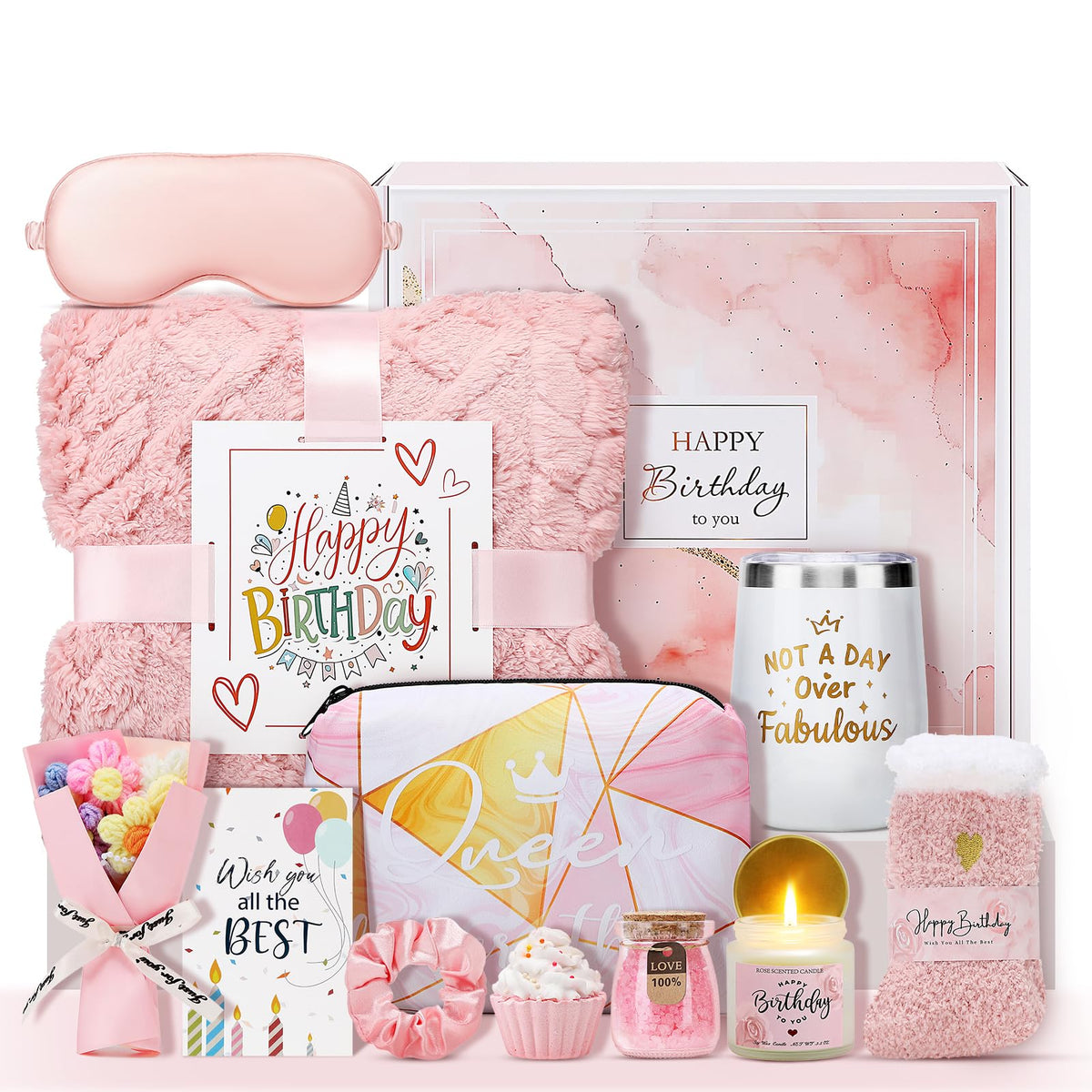 13 Pc Rose Spa Gift Set H75122