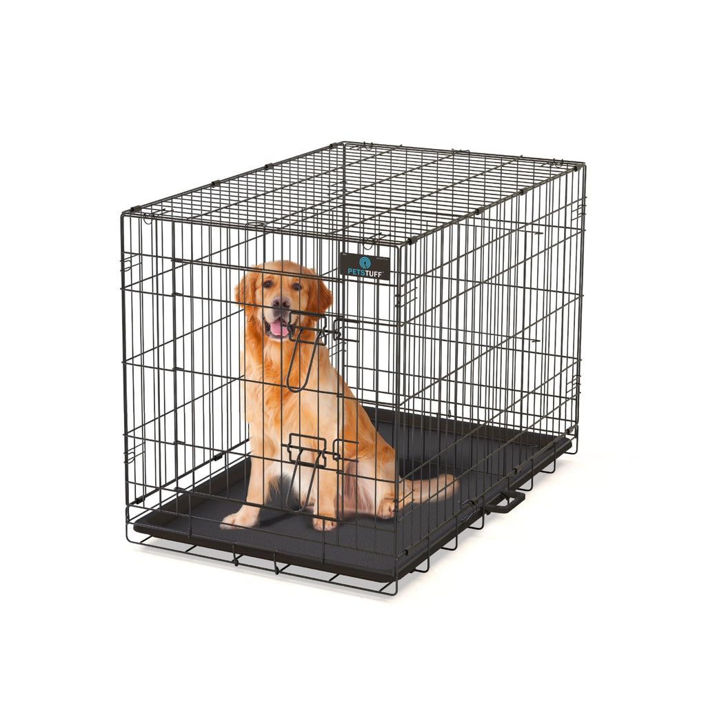 36” Large Heavy-Duty Foldable Dog Crate with Divider Panel N3536