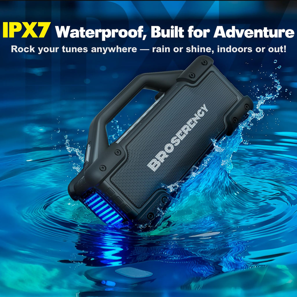 Black Portable Water Resistant Bluetooth Speaker V579588