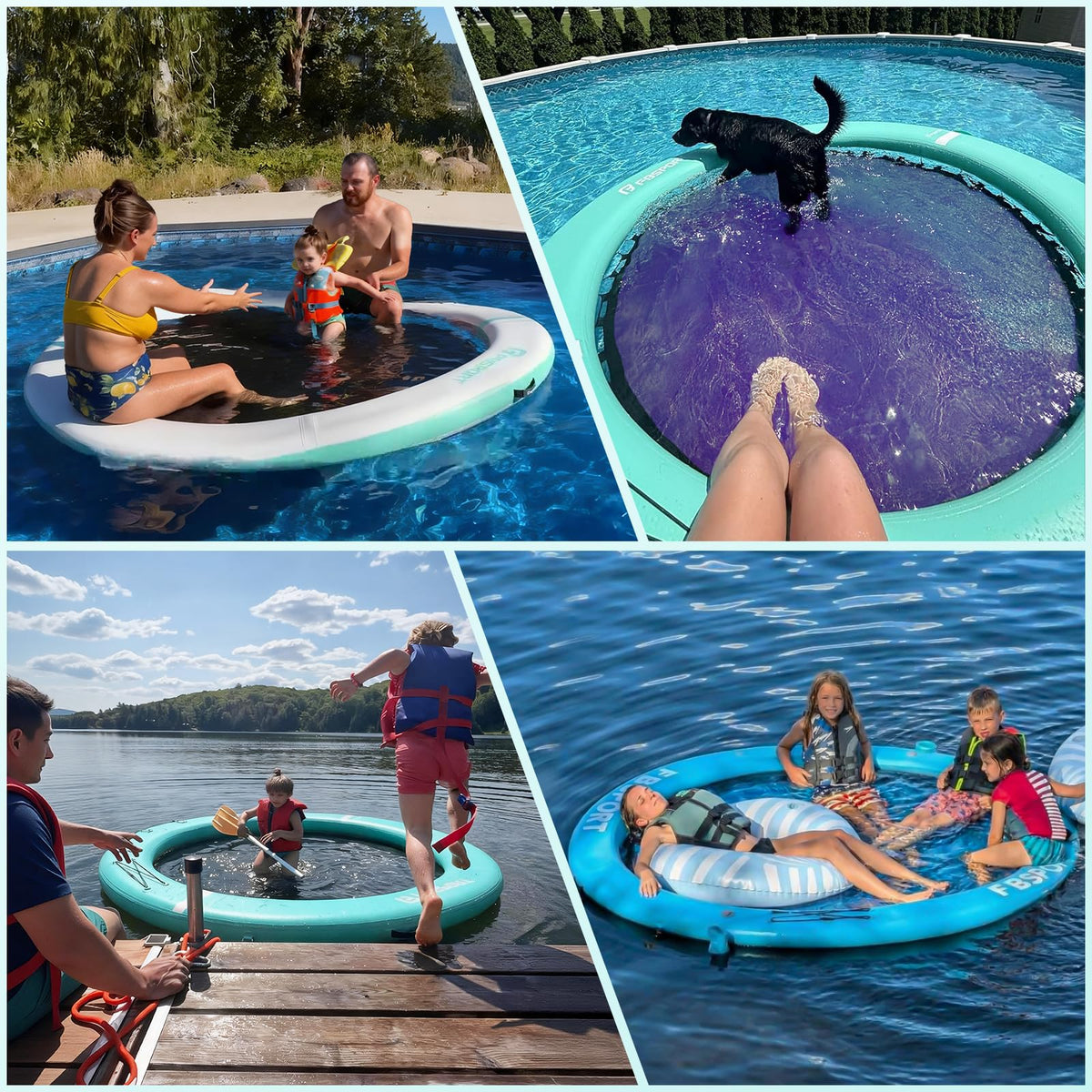 Inflatable Water Hammock Floating Ring R987605