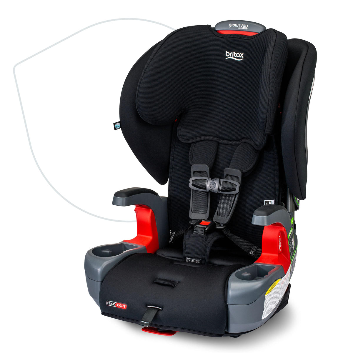 2-in-1 Harness Booster Car Seat & Waterproof Car Seat Liner Q687