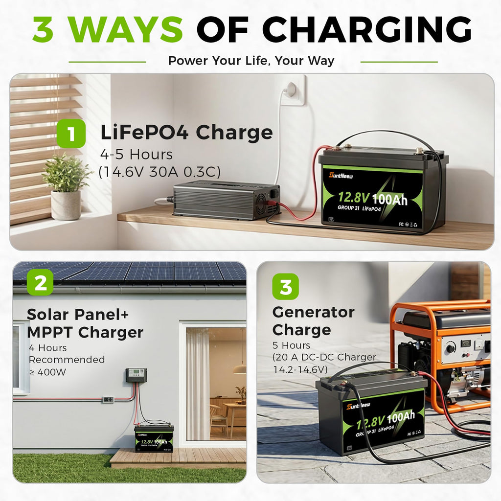 12V 100Ah LiFePO4 Battery Group 31 S959727