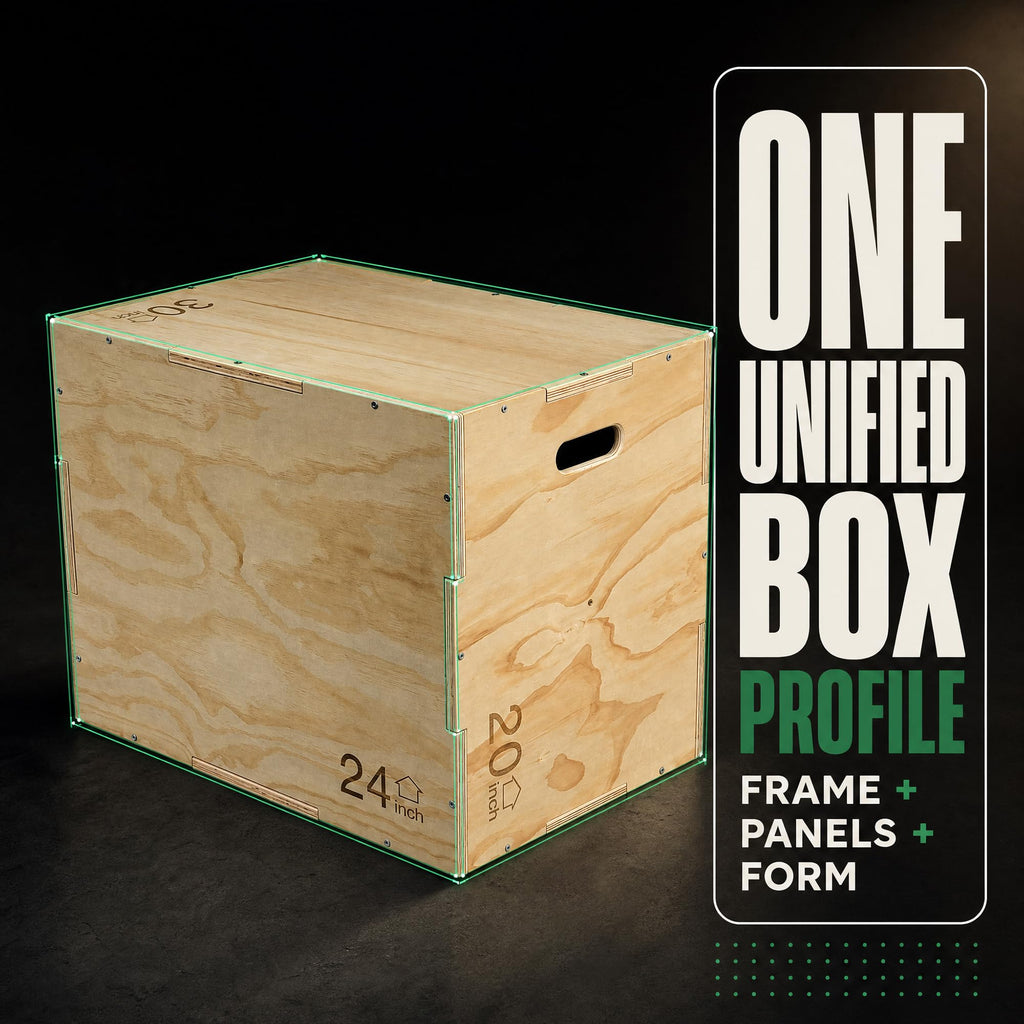 Non-Slip Wooden Plyo Box S934057