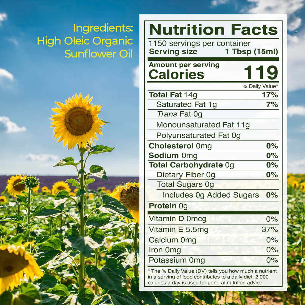 Organic Sunflower Oil 35 lb A349193