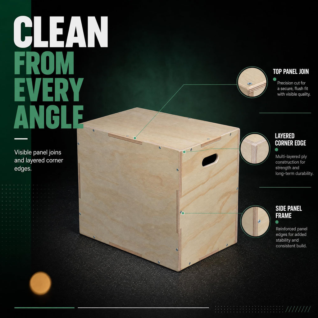 Non-Slip Wooden Plyo Box S934057