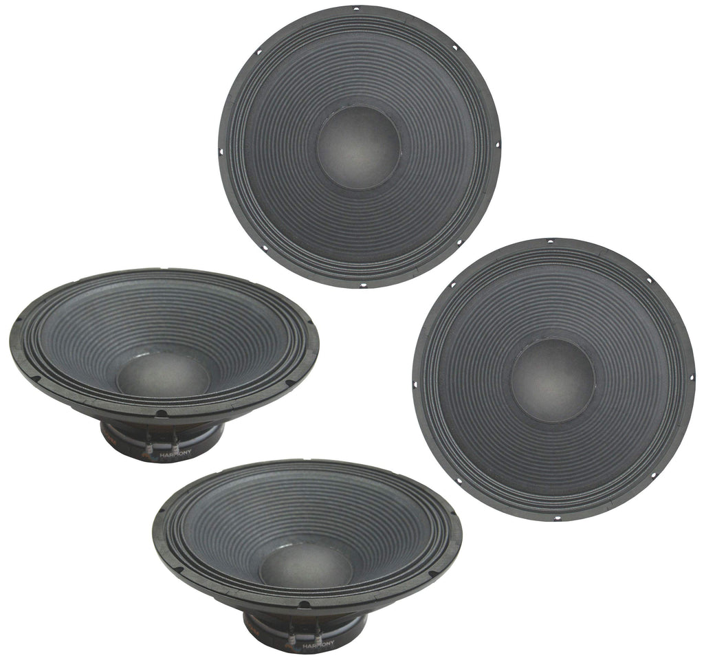 18" 1600W 16 Ohm Subwoofer 4 Pack F769135