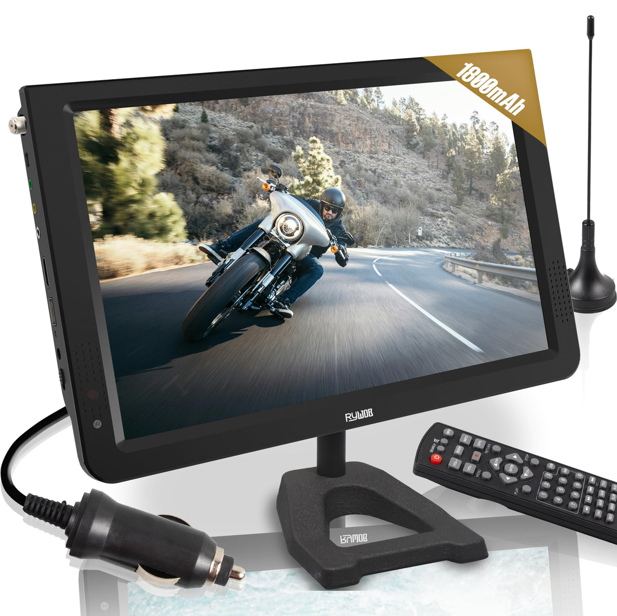 Portable Battery Powered Digital TV with Stand R577842