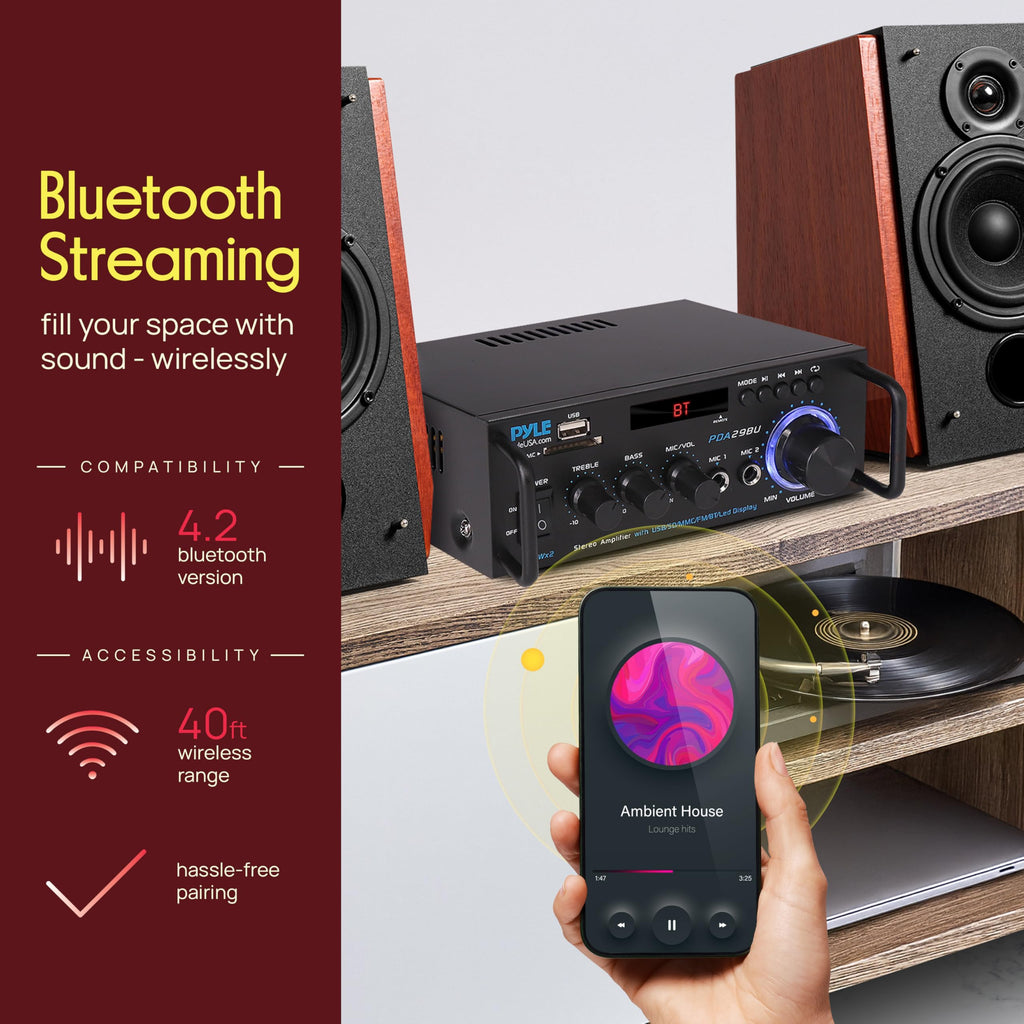 200W Bluetooth Compact Power Amplifier R49956