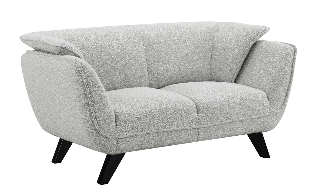 Light Gray Upholstered Loveseat W395958